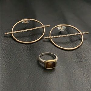 BUNDLE- Earrings and ring